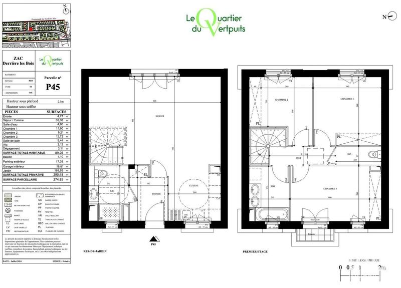 Maison - 89 m² - 4 pièces