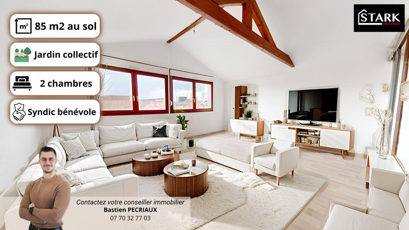 Appartement - 82 m² - 3 pièces