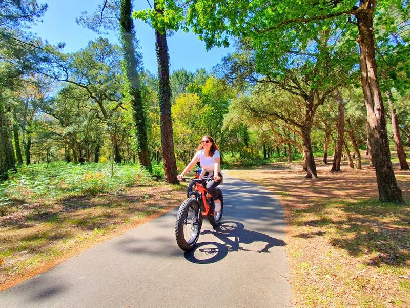 Balade accompagnée en fat bike électrique : plage et forêt
