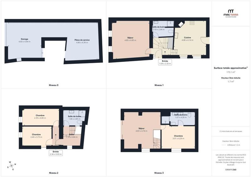 Maison - 116 m² - 5 pièces