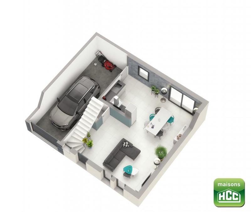 Maison - 107 m² - 5 pièces