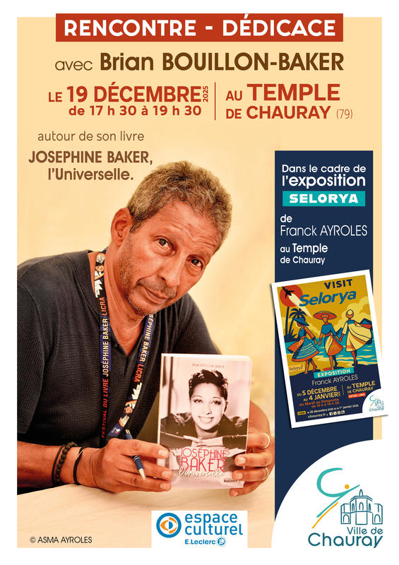 Soirée dédicace avec Brian Bouillon Baker à Chauray