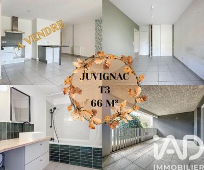 Appartement - 66 m² - 3 pièces