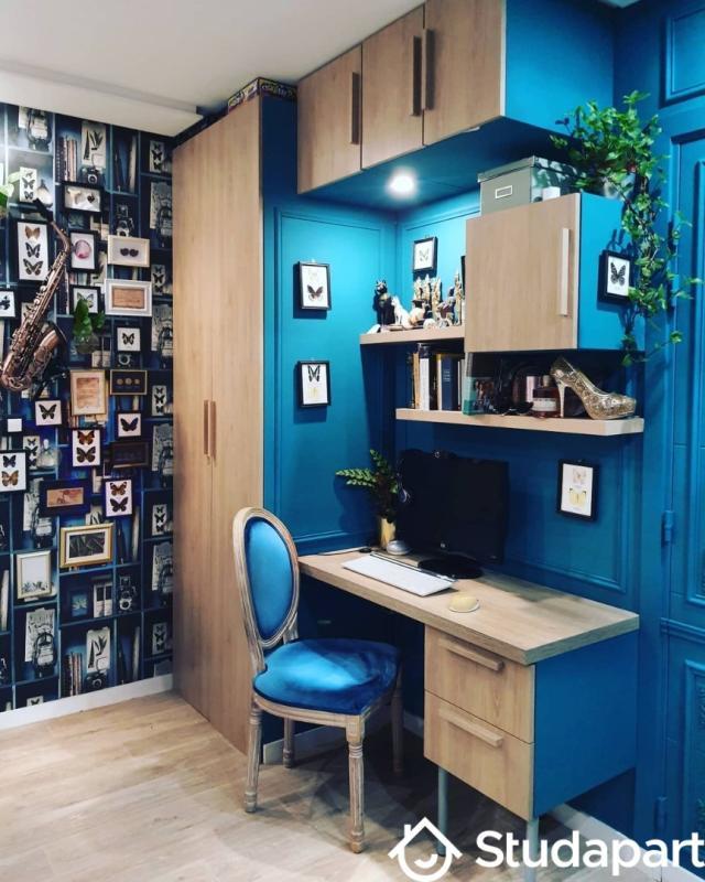 Chambre - 13 m² - 1 pièce