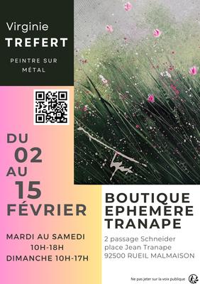 Virginie Trefert peinture sur métal