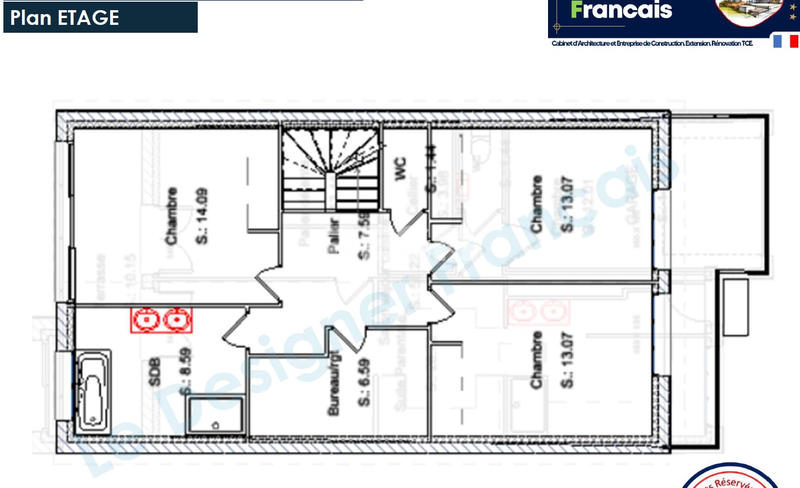 Maison - 170 m² - 6 pièces