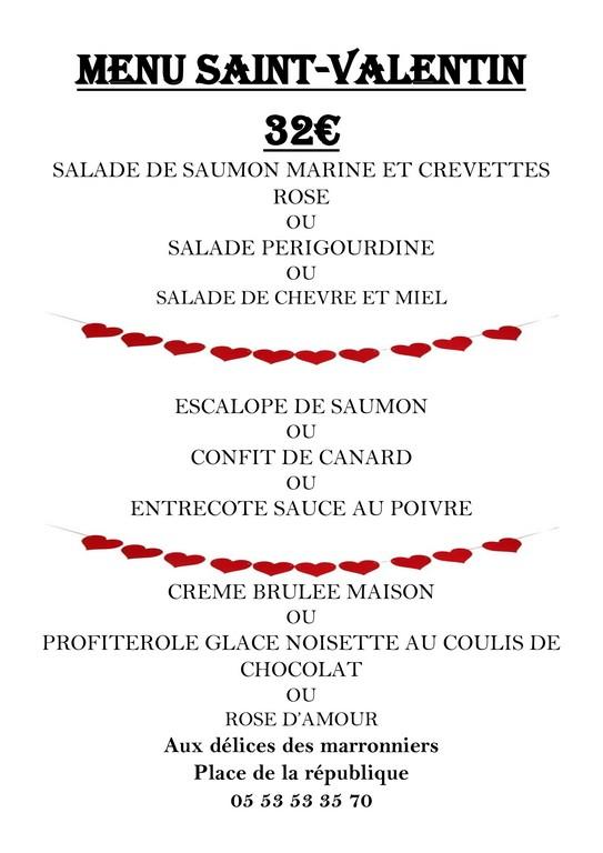 Saint-Valentin aux Délices des Marronniers