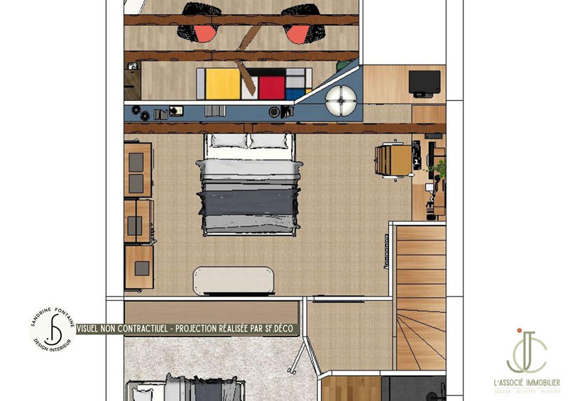 Appartement - 89 m² - 3 pièces