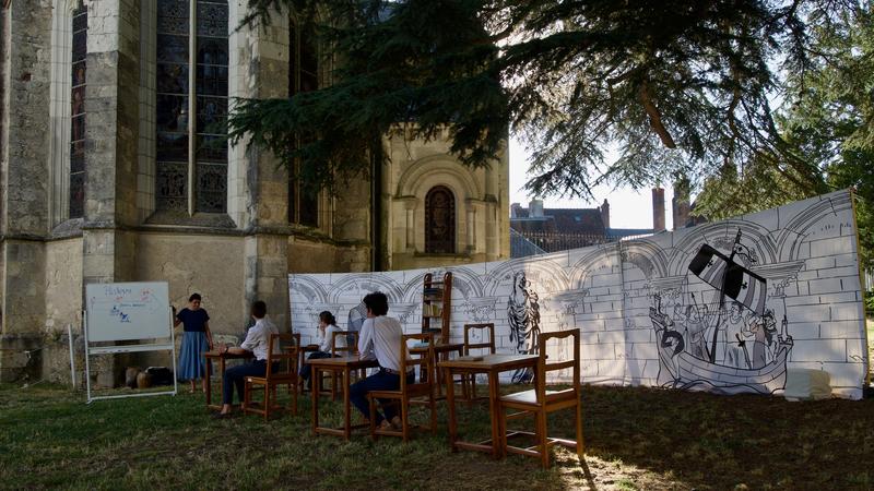 Spectacle "Les héritiers de Pontlevoy" à l'Abbaye