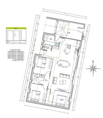 Maison - 94 m² - 4 pièces