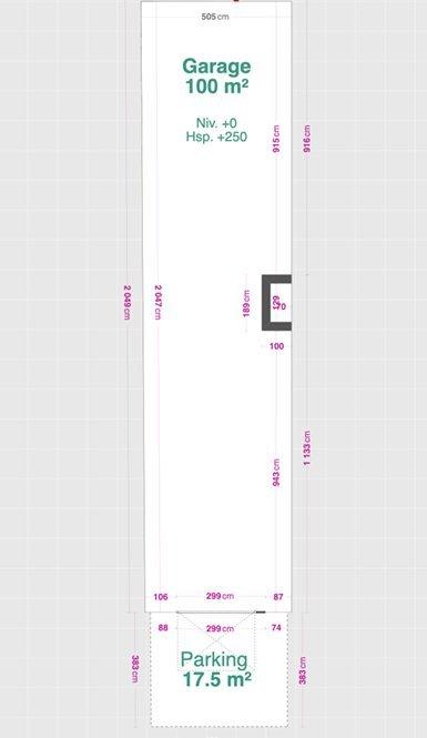 Immeuble - 100 m² - 1 pièce