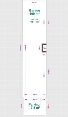 Immeuble - 100 m² - 1 pièce
