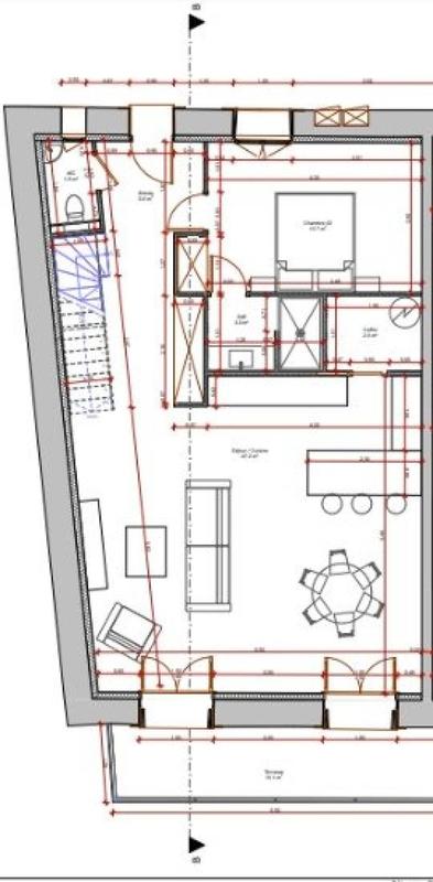 Duplex - 121 m² - 5 pièces