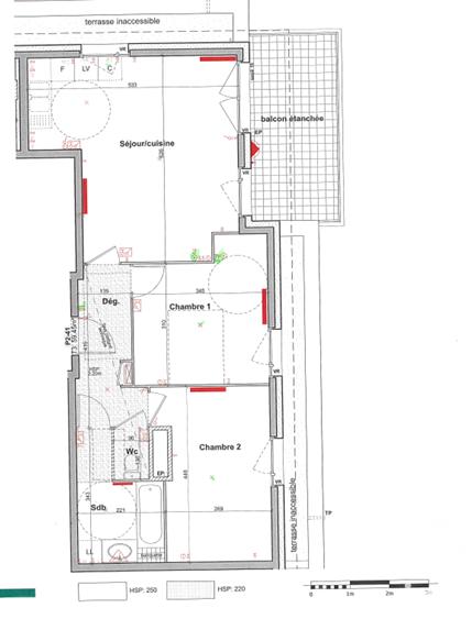 Appartement - 60 m² - 3 pièces