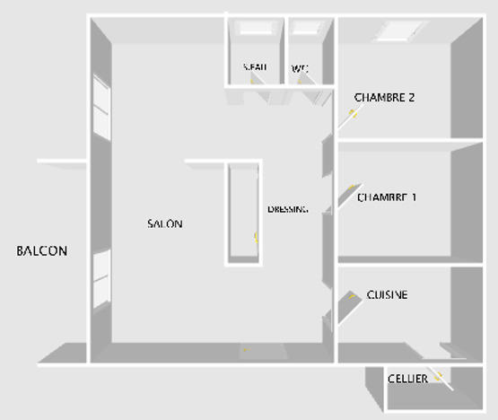 Appartement - 78 m² - 4 pièces