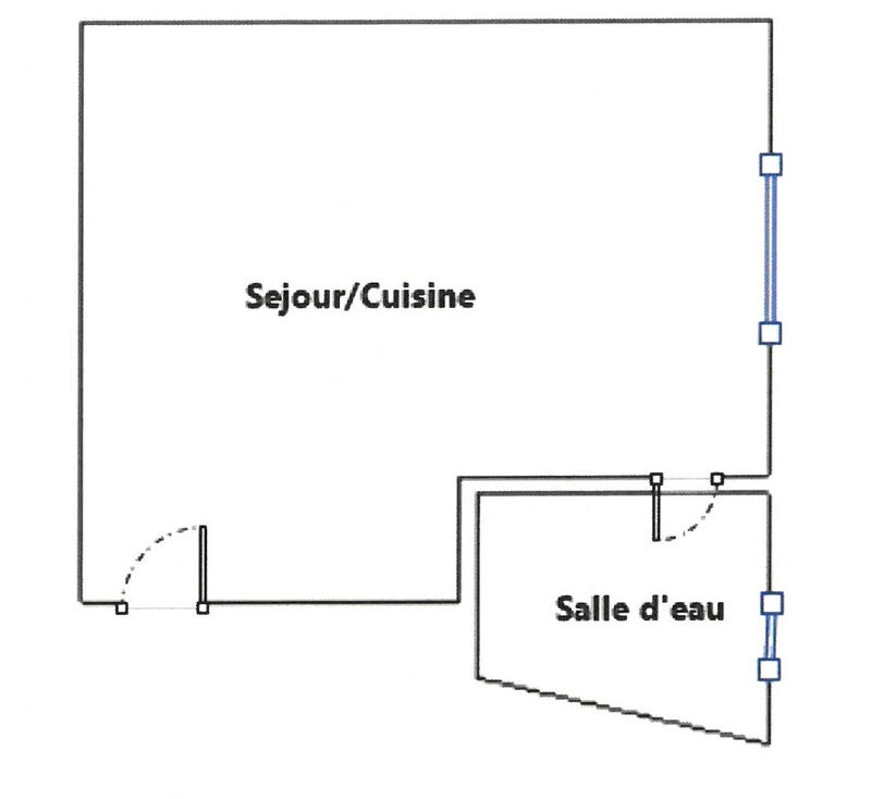 Appartement - 13 m² - 1 pièce