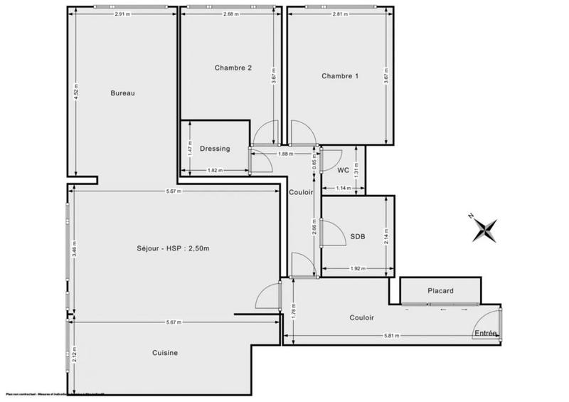 Appartement - 84 m² - 4 pièces
