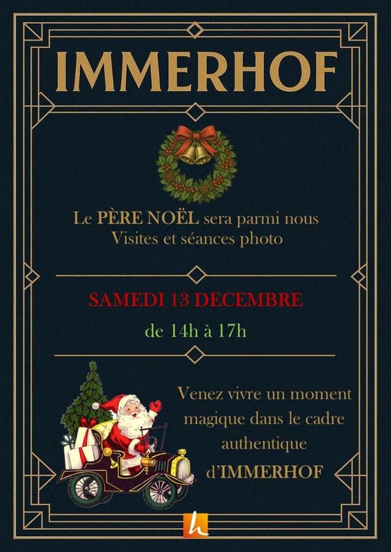 Visite du Père Noël à l'Immerhof