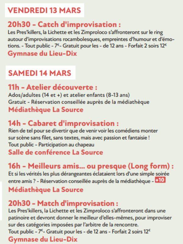 L'improbable festival