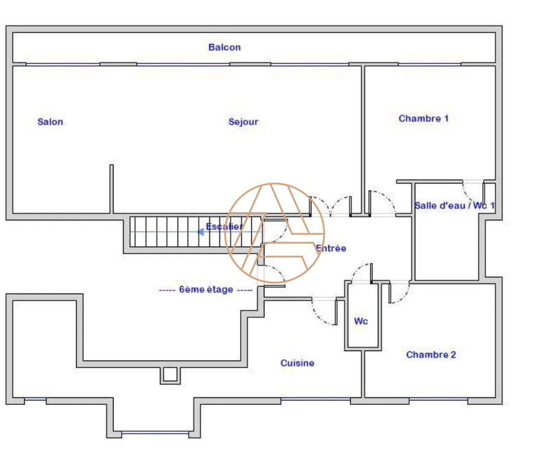 Appartement - 150 m² - 6 pièces