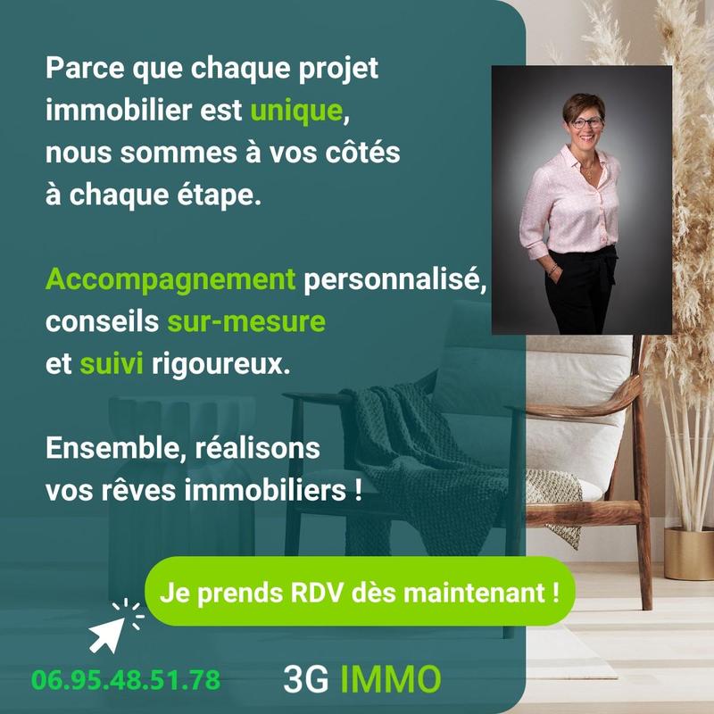 Appartement - 59 m² - 3 pièces