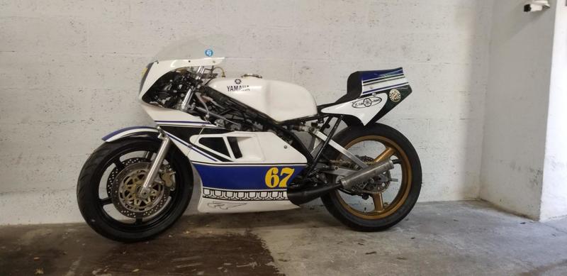 Yamaha Tzg 350 yamaha bleu 0350 B