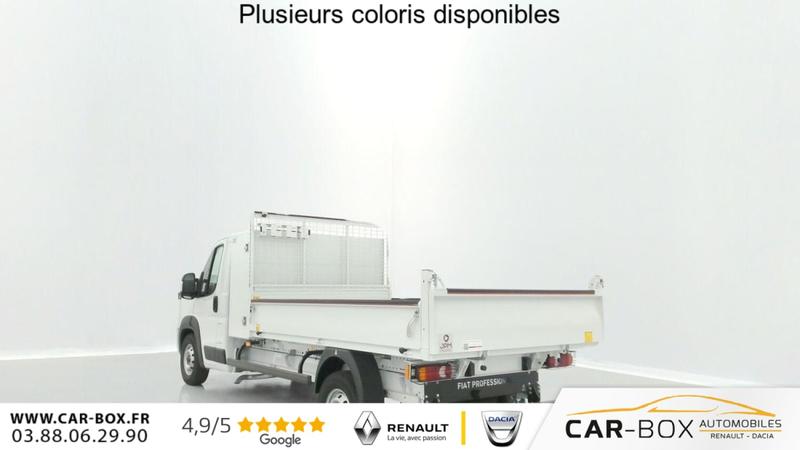 Fiat Ducato cc 3.5 l 2.2 H3-Power 140ch Maxi Benne Acier + Coffre Jpm