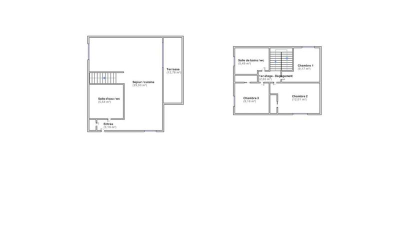 Villa - 76 m² - 4 pièces