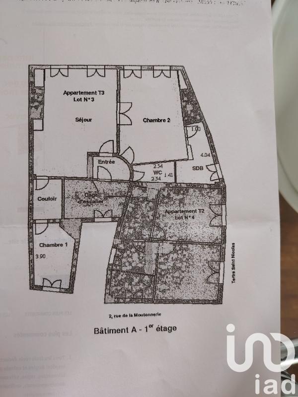 Appartement - 77 m² - 3 pièces