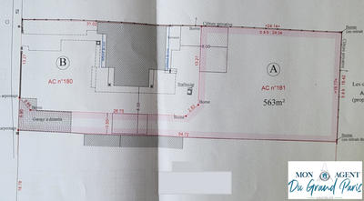 Terrain - 563 m²