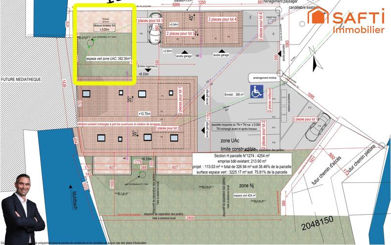 Appartement - 63 m² - 3 pièces