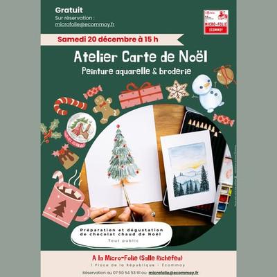 Atelier Carte de Noël