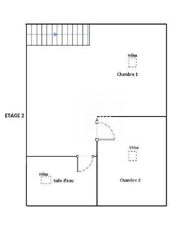 Duplex - 54 m² - 2 pièces