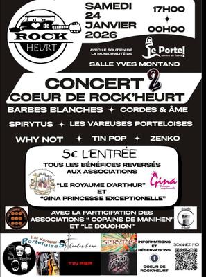 Concert - Coeur de Rock'Heurt