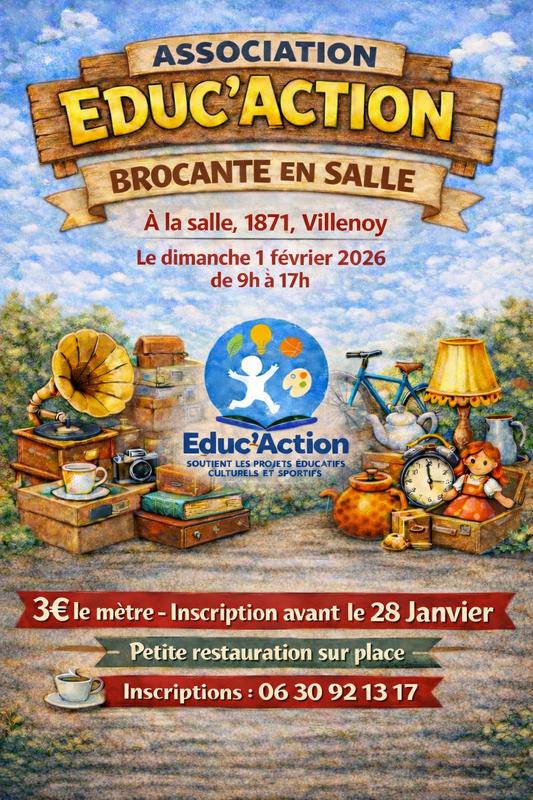 Brocante en salle