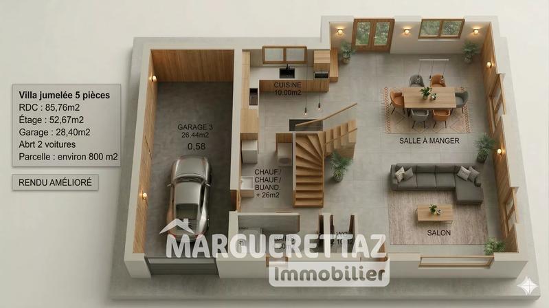 Maison - 138 m² - 6 pièces