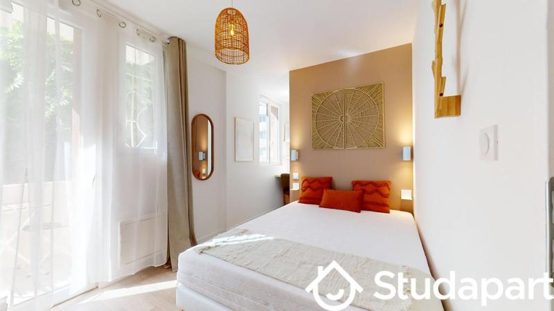 Chambre - 12 m² - 1 pièce