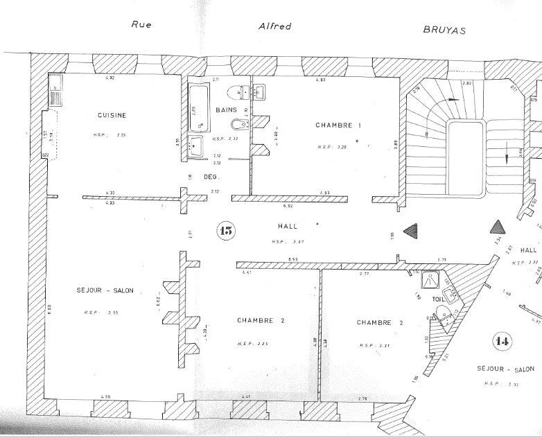 Appartement - 106 m² - 3 pièces