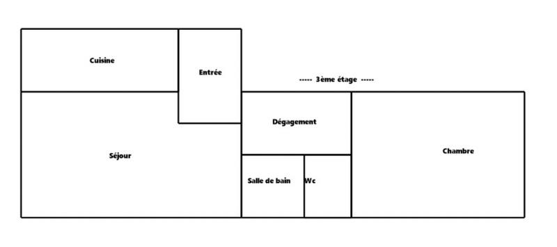 Appartement - 42 m² - 2 pièces