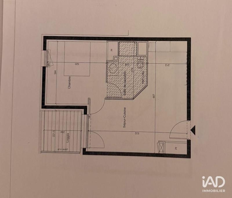 Appartement - 39 m² - 2 pièces