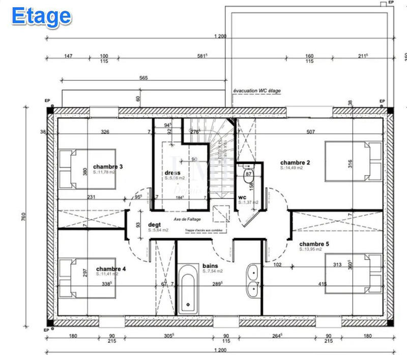 Maison contemporaine - 138 m² - 7 pièces
