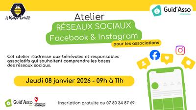 Guid'Asso : Gestion Réseaux Sociaux - Facebook &amp; Instagram