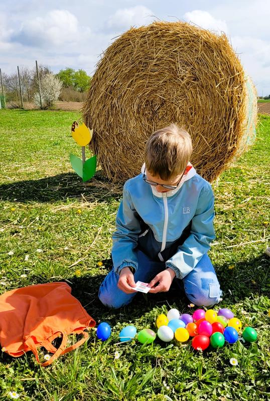 Chasse aux oeufs à la ferme Kieffer