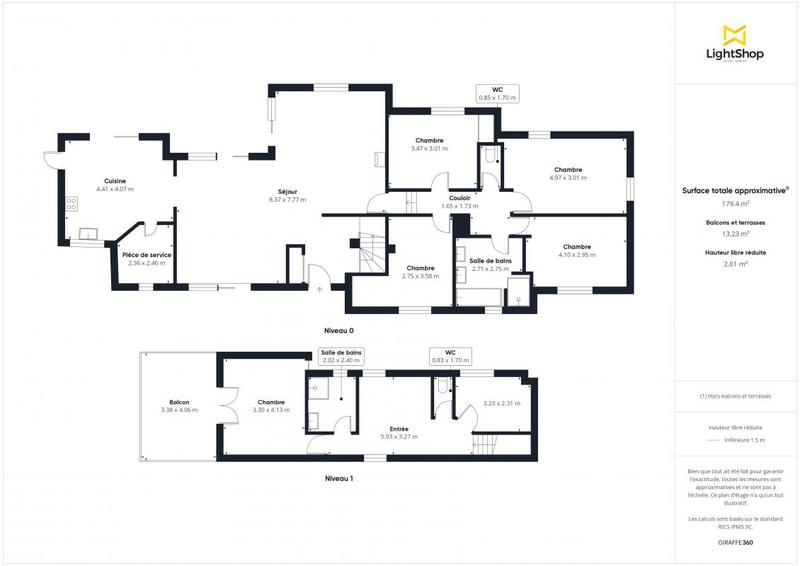 Maison - 180 m² - 7 pièces