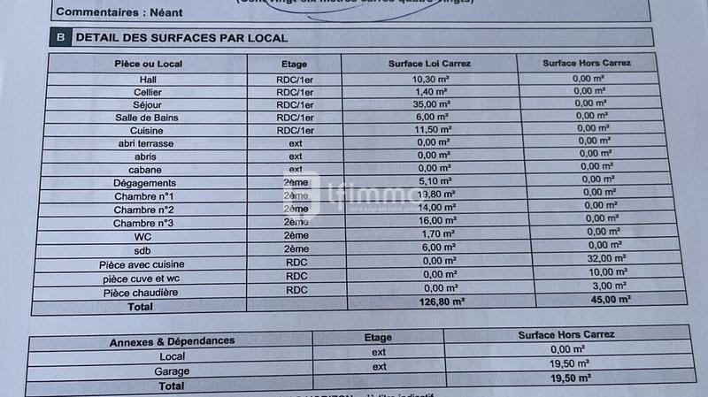 Maison de campagne - 163 m² - 5 pièces