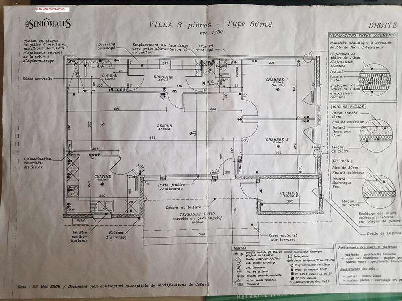 Maison - 80 m² - 3 pièces
