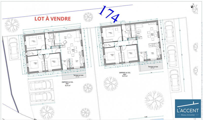 Maison - 94 m² - 4 pièces