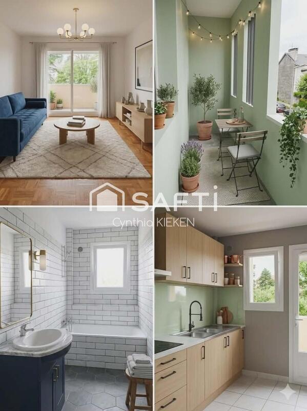 Appartement - 59 m² - 3 pièces