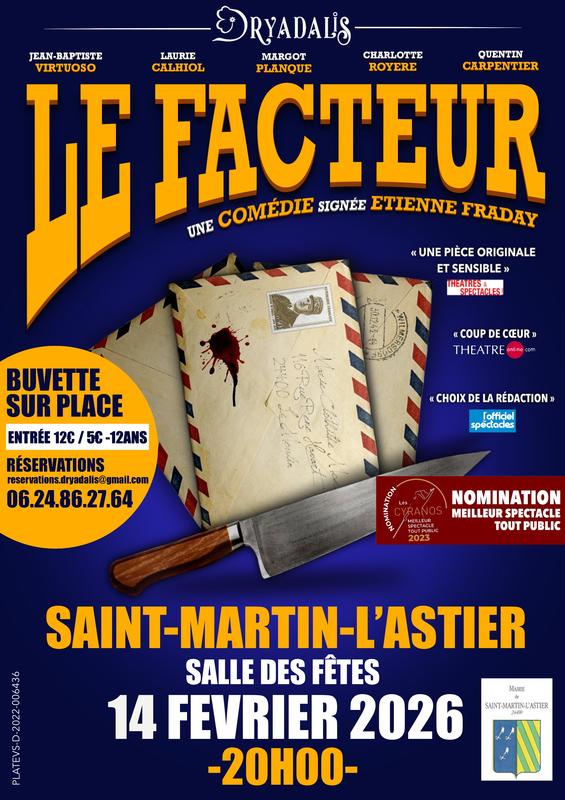 Le Facteur - Pièce de théâtre - Compagnie Dryadalis