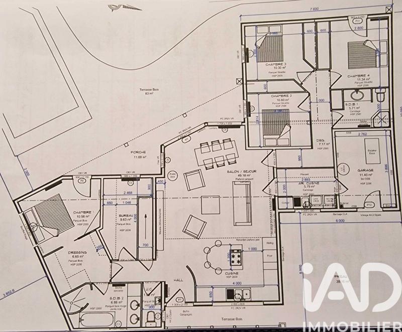 Maison - 145 m² - 7 pièces